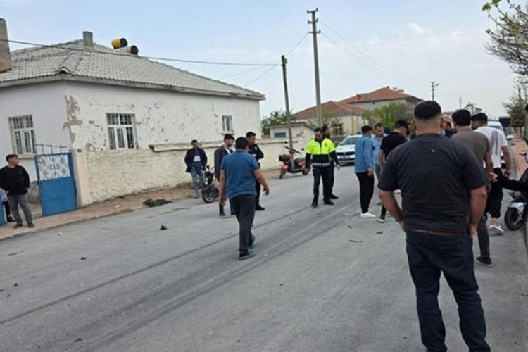 Feci kazada sürücünün gözü...
