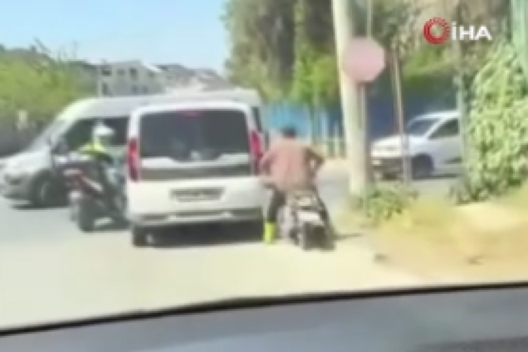 Polisi peşine takmıştı, özür diledi