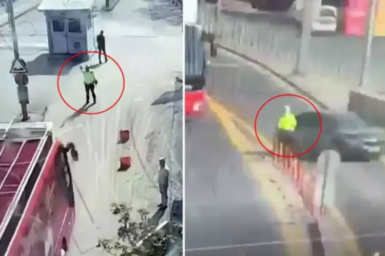 Emniyet'ten CHP otobüsünü polisin üzerine süren şoföre suç duyurusu
