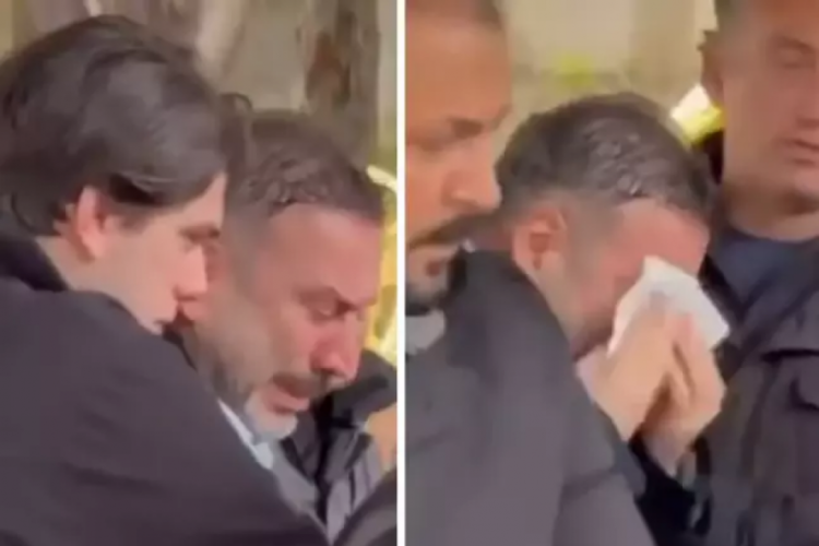 Annesini toprağa veren Ertem Şener hüngür hüngür ağladı 