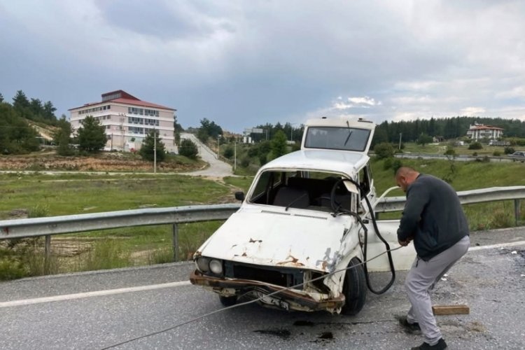 Yağışlı havada kaza üstüne kaza!