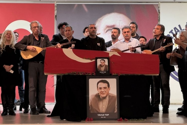 Türk halk müziği sanatçısı Yavuz Top'a veda