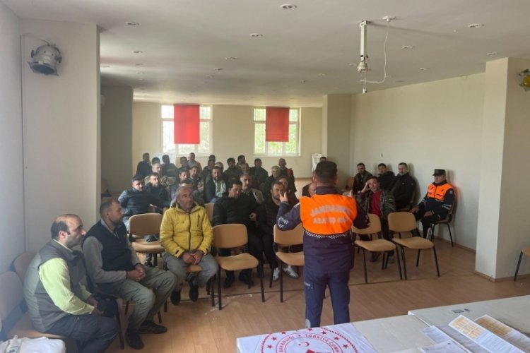 Bursa'da ava çıkacaklar önce eğitimden geçti!