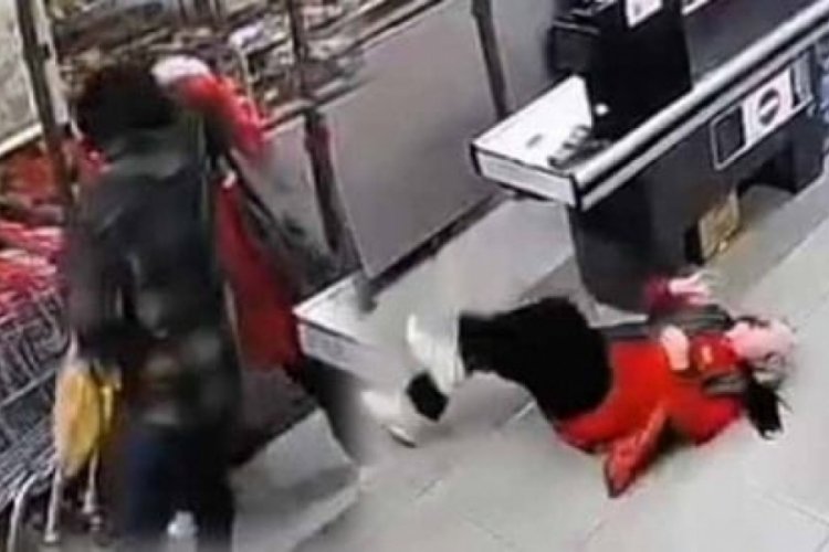Zincir markette dehşet saçan saldırgan yakalandı!
