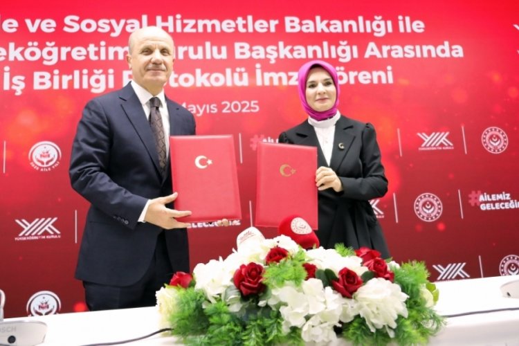 YÖK ile Aile ve Sosyal Hizmetler Bakanlığı arasında iş birliği protokolü imzalandı!