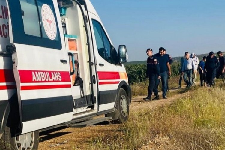 Gaziantep'te sulama kanalına düşen çocuğu annesi kurtardı