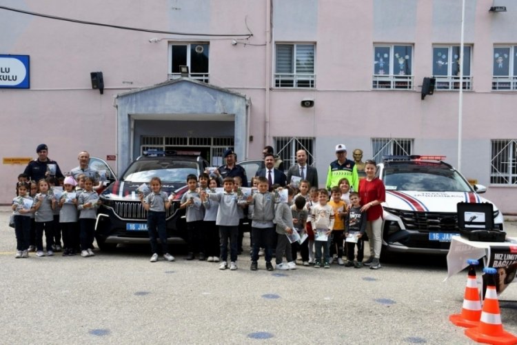 Mudanya Kaymakamı Terzi'den Hasköylü miniklere trafik bilinci