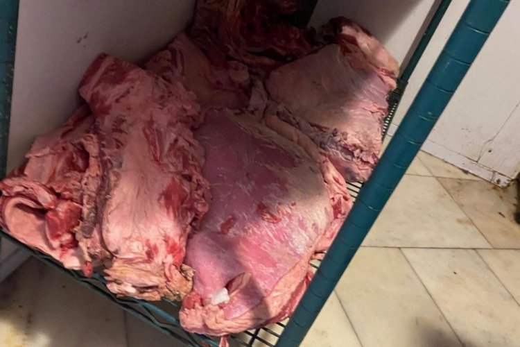 Zincir markette şok "et" denetimi