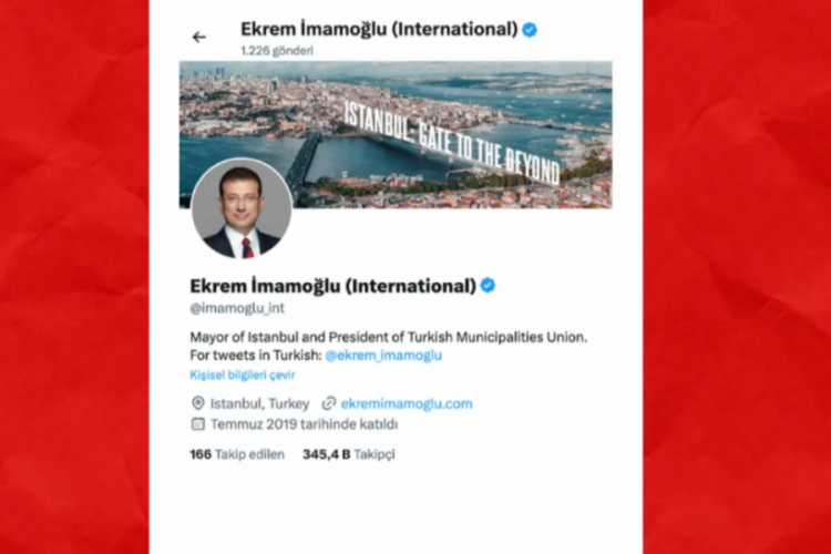 Ekrem İmamoğlu'nun uluslararası X hesabı için de erişim engeli istendi