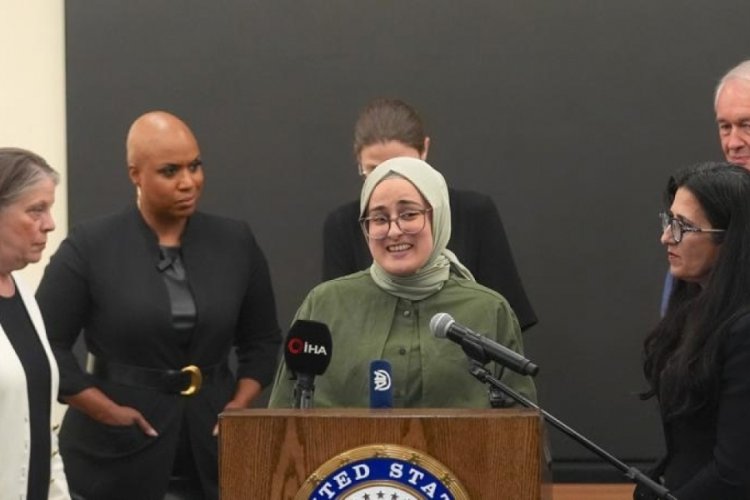 Rümeysa Öztürk özgürlüğüne kavuştu