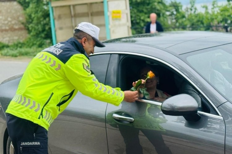 Bursa Jandarması'ndan anlamlı uygulama!