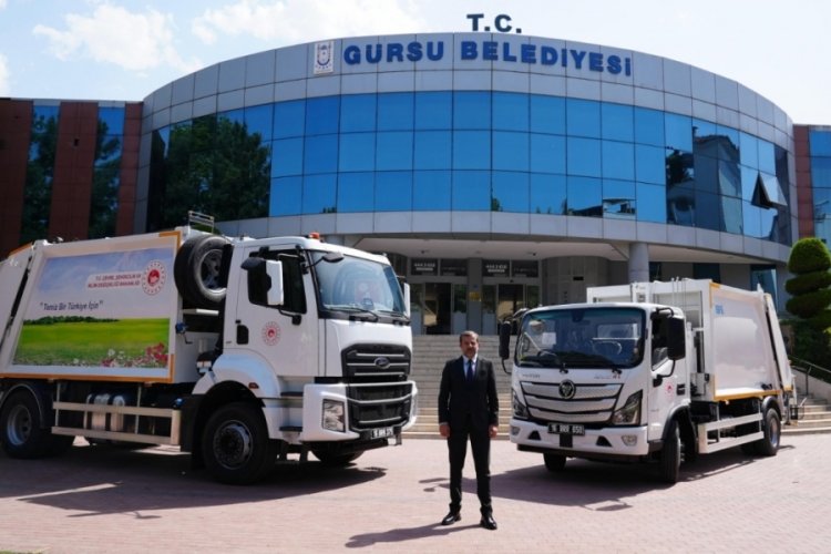 Gürsu'ya Çevre Bakanlığı'ndan hibe araç desteği