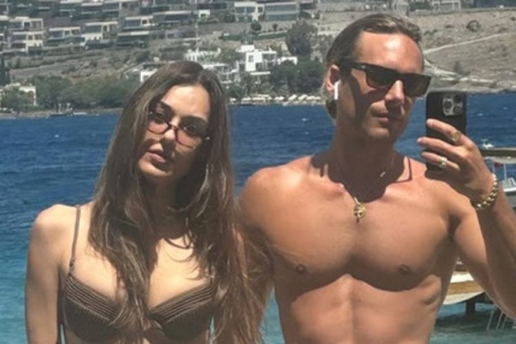 Dilan Çiçek Deniz ile Rafael Cemo Çetin'den kas şov