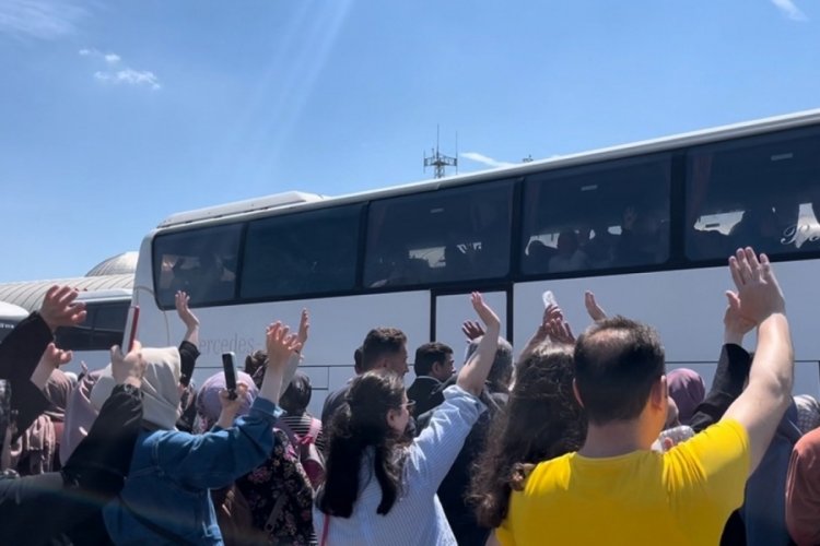 Bursa'dan kutsal topraklara yolculuk başladı!