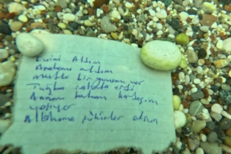 Denize atılan Hıdırellez dilekleri görüntülendi
