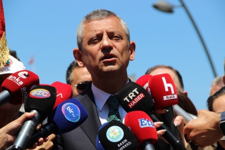 CHP Genel Başkanı Özel Soma'da anma programına katıldı