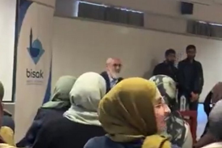 Nurettin Yıldız'a yumurtalı saldırı! Yaşanan arbede kamerada...