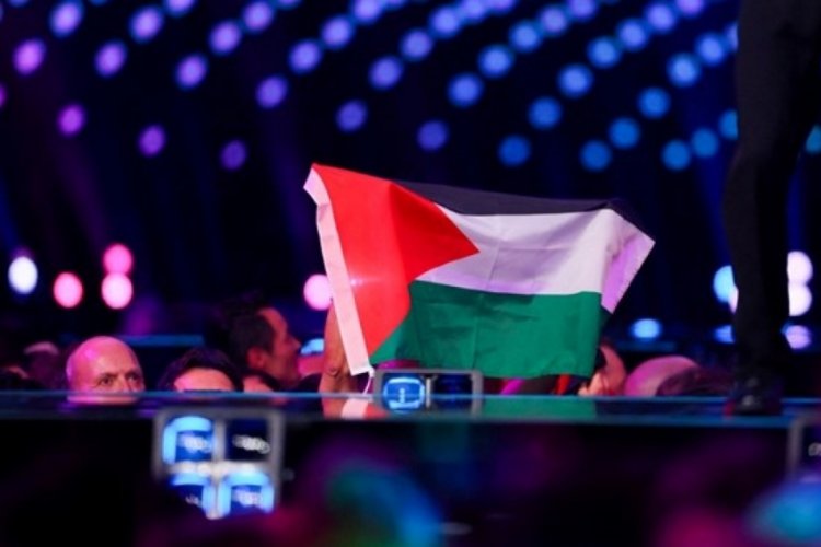 Eurovision yarı finalinde seyirciler Gazze'ye destek verdi