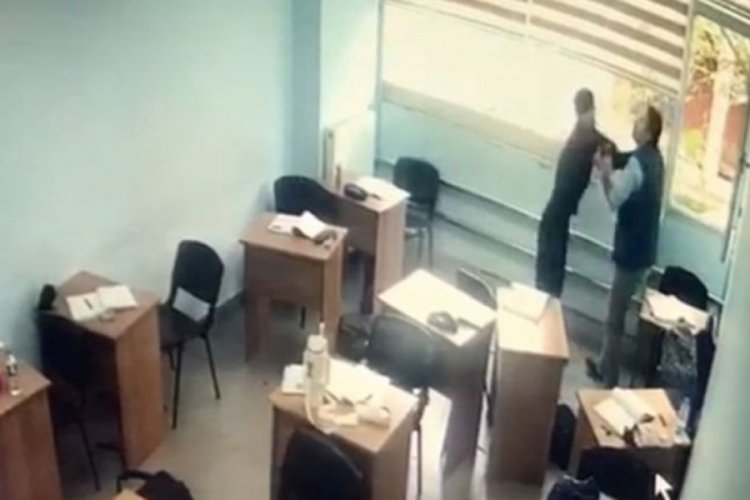 Özel eğitim kursunda korku dolu anlar!