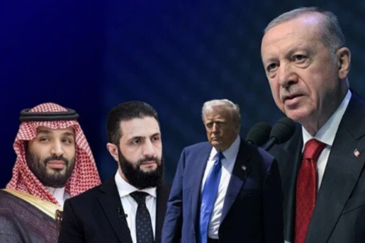 Riyad'da dörtlü zirve: Cumhurbaşkanı Erdoğan'dan Trump, Selman, Şara görüşmesi