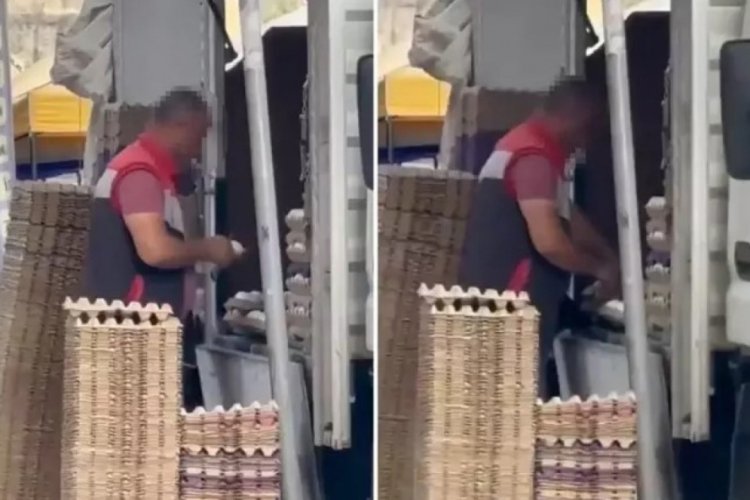 Böyle esnaf olmaz olsun! Yaptığı ahlaksızlık böyle görüntülendi...