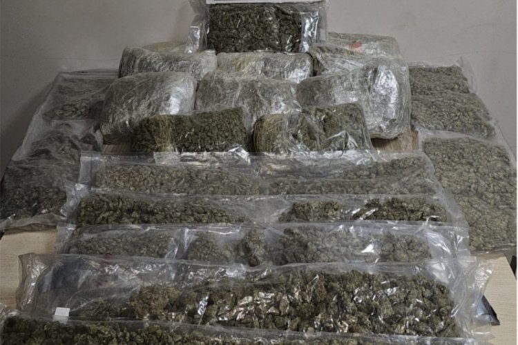 Polis kokuyu aldı, araçtan 19 kilo esrar çıktı