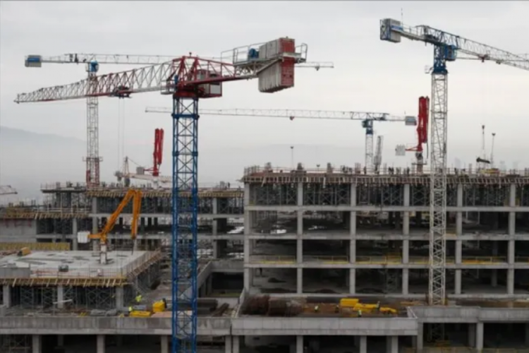 İnşaat üretim endeksi aylık bazda düştü