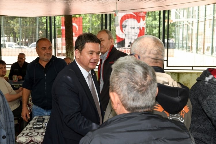 Bursa Osmangazi Belediye Başkanı Aydın'dan Demirtaş Barbaros Mahallesi'ne ziyaret