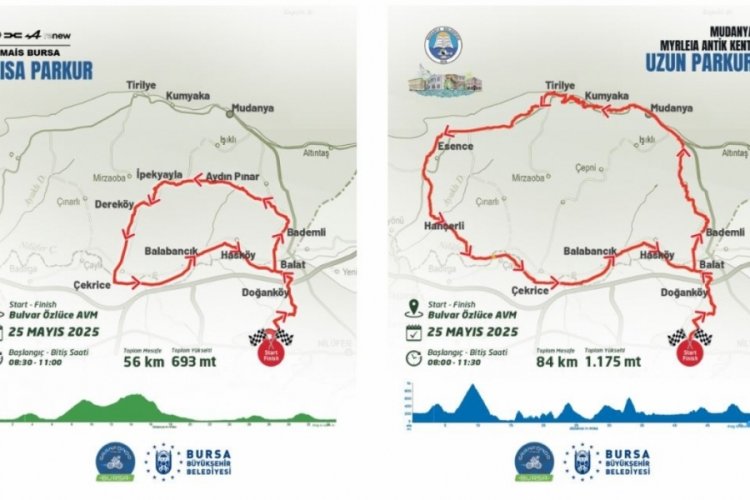 Pedallar, 25 Mayıs'ta Gran Fondo Bursa'da dönecek