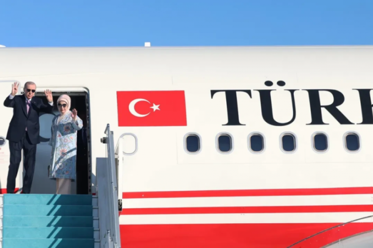 Cumhurbaşkanı Erdoğan, Macaristan'a doğru hareket etti
