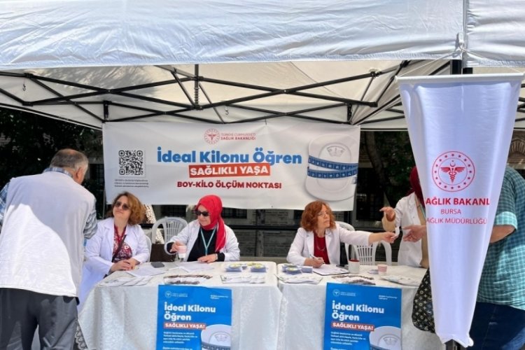 Bursa'da fazla kilolu vatandaşlar sağlıklı hayat merkezlerine yönlendiriliyor