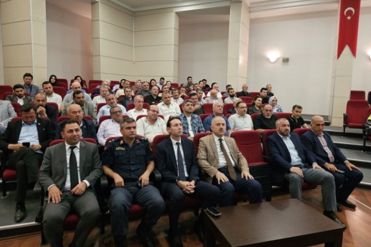 Bursa'da kamu çalışanlarına uyuşturucu ile mücadele semineri verildi