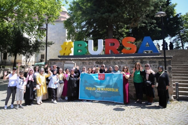 Van'dan gelen şehit ve gazi yakınları Bursa'ya hayran kaldı