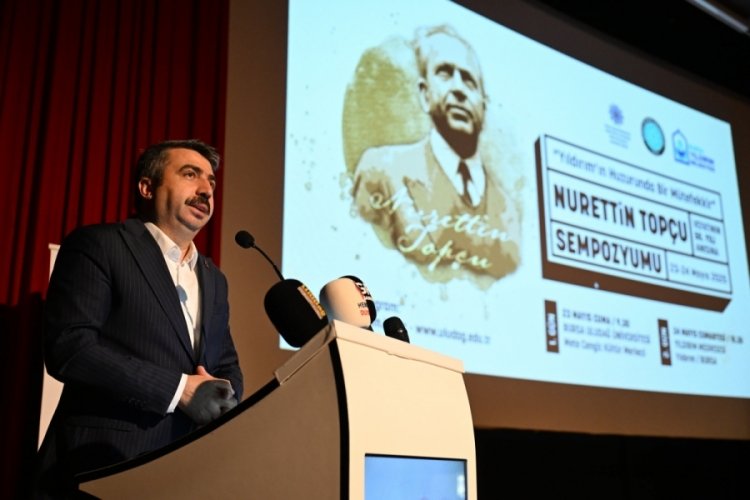 Bursa Yıldırım Belediyesi'nden Nurettin Topçu'ya vefa