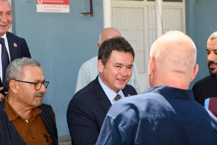 Bursa Osmangazi Belediye Başkanı Aydın mahalle sakinleriyle buluştu