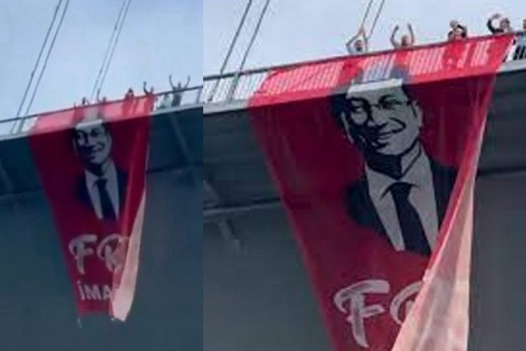 Ekrem İmamoğlu pankartı asılmasına soruşturma