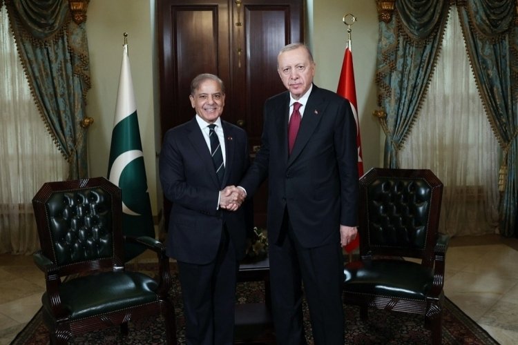 Cumhurbaşkanı Erdoğan, Pakistan Başbakanı Şerif'i kabul etti