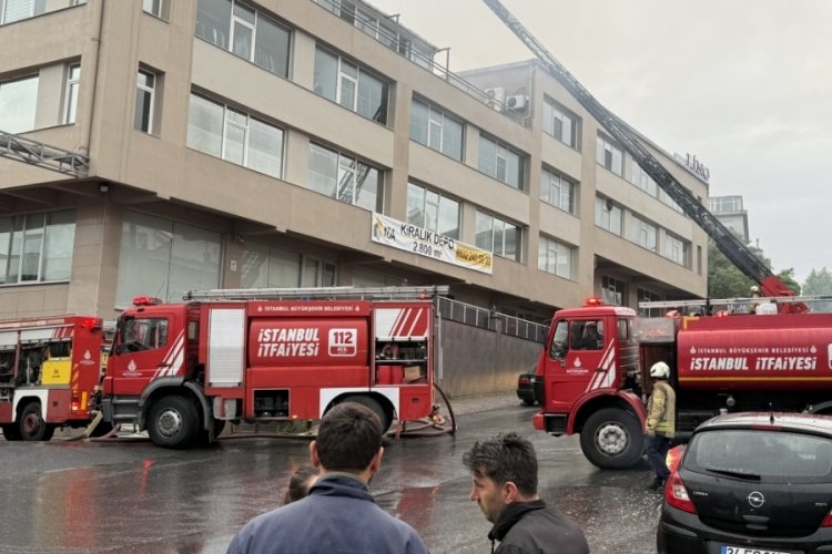 Tekstil fabrikasında yangın paniği