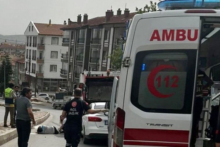 Feci kaza: Otomobil temizlik işçisinin ayağını kopardı
