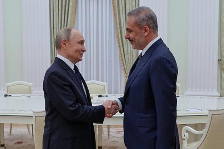 Moskova'da kritik zirve! Putin ile Dışişleri Bakanı Hakan Fidan bir araya geldi