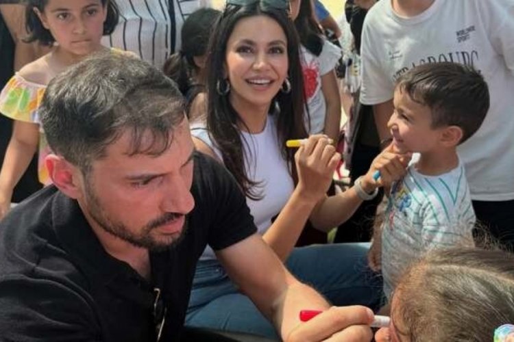 Malatya'da çocuklarla buluştular