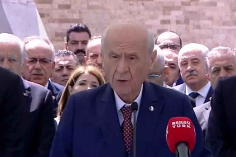Bahçeli, aylar sonra ilk kez kameralar karşısında konuşma yapıyor