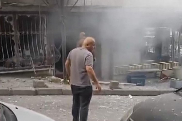 İş yerinde korkutan patlama!