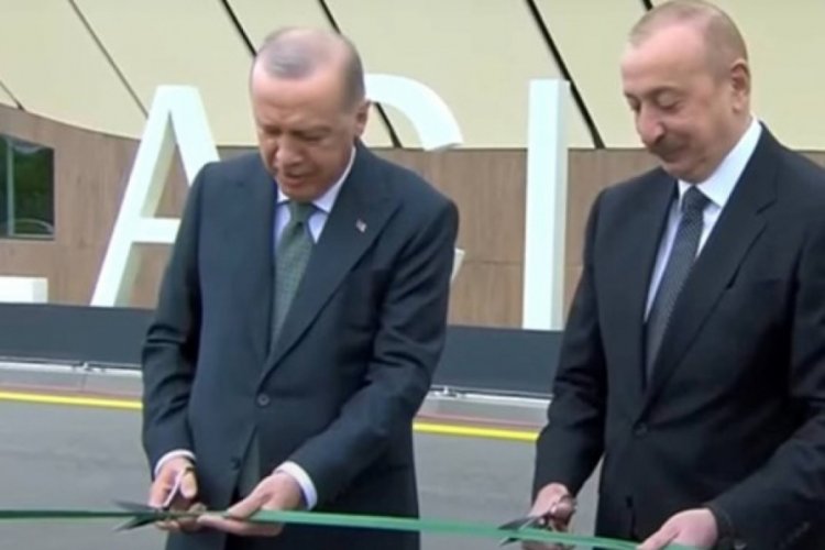 Cumhurbaşkanı Erdoğan, Laçın Uluslararası Havalimanı'nın açılışını yaptı