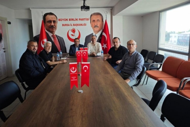 EMED-FED Bursa, BBP İl Başkanı Eken'i ziyaret etti