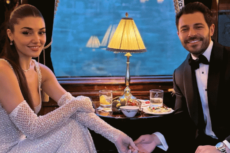 Hande Erçel ile Hakan Sabancı'nın tren keyfi 6.5 milyon lira
