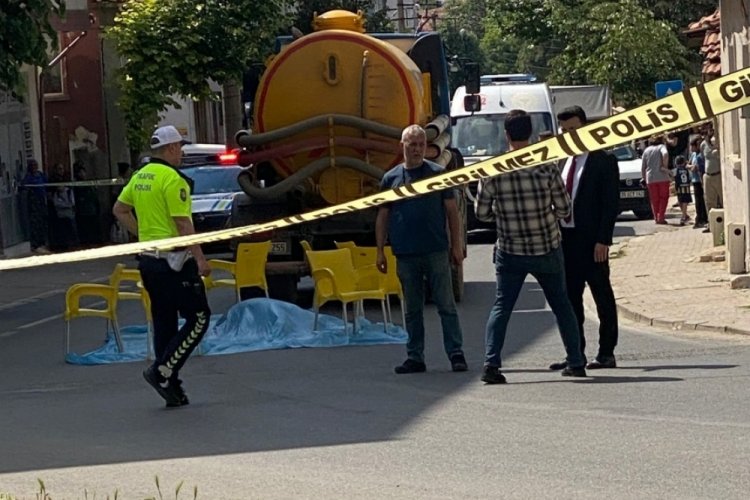 Tekirdağ'da feci kaza: Vidanjörün çarptığı yaşlı kadın hayatını kaybetti