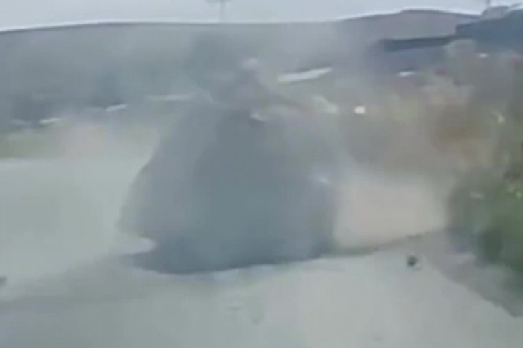 Faciaya ramak kala: Tonlarca ağırlıktaki mermer altında ezilmekten son anda kurtuldu