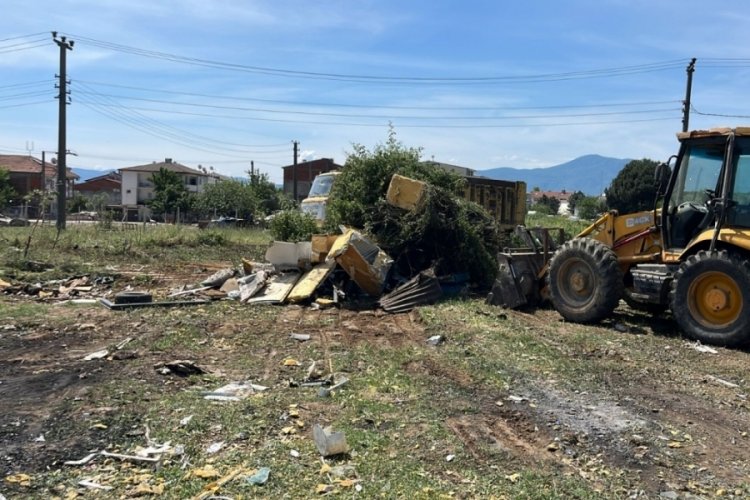 Orhangazi'de kaçak moloz ve atık dökümleri Drone destekli sistemle izlenecek!