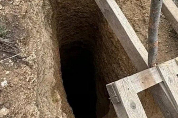 20 metrelik tünel kazarken jandarmaya yakalandılar